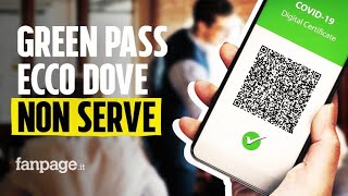 Green pass ecco la lista delle attività in cui non servirà dal 1 febbraio [upl. by Cinamod]