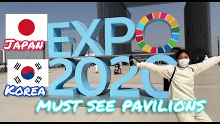 JAPAN PAVILION AND KOREA PAVILION EXPO2020 DUBAI [upl. by Charmaine]