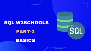 SQL W3schools part3 basics [upl. by Osher]