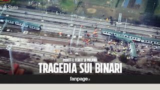 Deragliamento treno Pioltello le persone intrappolate tra le lamiere [upl. by Pfosi]