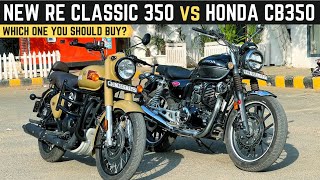 Next Gen RE Classic 350 Vs Honda Highness CB350  Most Practical Comparison  City vs Highway [upl. by Hettie]