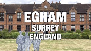 Egham Street View Surrey UK England 🇬🇧 4K HDR [upl. by Maurizio768]