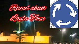 Lets go tour around Layla City Night Ride roadtrip night nightlife [upl. by Territus186]