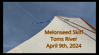 April Melonseed Skiff Sail on the Toms River [upl. by Asilahs]