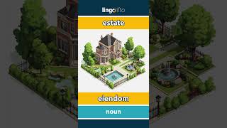 🇬🇧🇳🇴 estate  eiendom  vocabulary builder  learn English  la oss lære engelsk [upl. by Gino159]