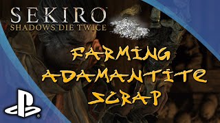 Sekiro  Tips and Tricks  Where to Farm Adamantite Scrap Early [upl. by Nevile]