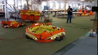 SWITLIK CPR Life Raft Inflation Test [upl. by Aivon]