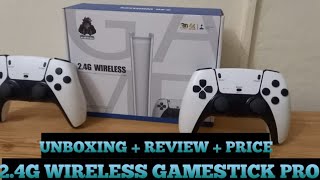 WORLD CHEAPEST GAMING CONSOLE IN PAKISTAN  24G WIRELESS GAMESTICK CONTROLLER UNBOXING AND REVIEW [upl. by Eyahsal]