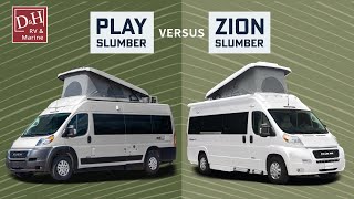 Comparing the Roadtrek Zion Slumber and Roadtrek Play Slumber  2024 Models [upl. by Nysa]