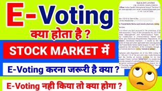 E Voting For Tata Motors  E Voting For Shareholder  e Voting Kaise Kare Share Market [upl. by Felipe211]