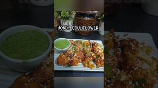 Honey Couliflower Recipe shortsvideo viralvideo food ytshots youtube cooking trending shorts [upl. by Ayamahs]