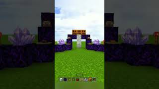 Minecraft Spawing Calcite Golem And 😨 Crying Obsidian Golem Insane shorts minecraft [upl. by Annaiel]