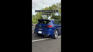 Which Golf R generation sounds better the MK7 or the MK8 [upl. by Humph]