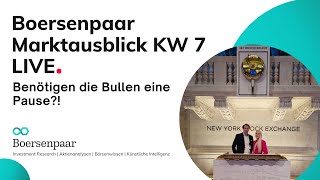 Marktausblick KW7 Trendpause Teil 12  DAX Analyse Aktienanalyse Börse DOWJONES NASDAQ100 SampP500 [upl. by Neona]