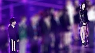 BANGTWICE Jungkook x Jihyo Moments  SBS Gayo Daejeon 2017 [upl. by Nari]