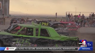 Demolition derby draws crowds to Tooele County [upl. by Benis]