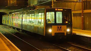 Tyne amp Wear Metro 4050 4035 at Byker [upl. by Tullus177]