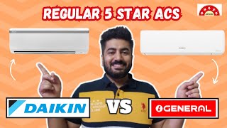 Daikin Vs OGeneral  5star Air conditioner comparision [upl. by Kory53]