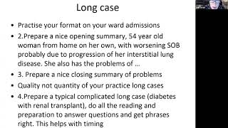 How to prepare for Clinical Exams  20 June 2020 [upl. by Parrott]