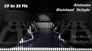 Alabama  Dixieland Delight 29 to 33 Hz Rebass by TonWard [upl. by Copeland555]