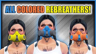 GTA5 I How To Get ALL Colored Rebreathers NEW METHOD [upl. by Ayhtak]