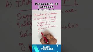 Properties of Integers  Property Number Four  Cbse  Icse  Maths Solutions [upl. by Nnaitak]