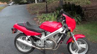 Honda Hawk GT Overview amp Exhaust Sound [upl. by Purvis]