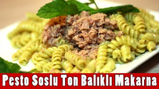 Pesto Soslu Ton Balıklı Makarna  Pişirmece  Yemek Tarifleri [upl. by Bicknell]