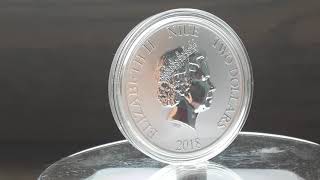 2 dollars silver Disney Scrooge McDuck BU 2018 Niue [upl. by Eibrad]