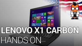 New Lenovo ThinkPad X1 Carbon Hands On  CES 2014 ENG [upl. by Tedda351]