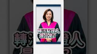 什麼時候能「轉污點證人」？黃珮瑜檢察官：證人本身參與犯罪其中。貪污 污點證人 證人保護法 犯罪 檢察官 [upl. by Peonir]