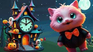 Hickory Dickory Dock Song  Halloween Special  ZM Nursery Rhyme  Kids Academy 215 [upl. by Beasley]