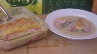 Comment faire la vraie recette des endives au jambon [upl. by Bentlee675]