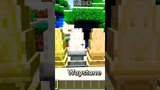 Waystone addon for download minecraft mcpe addons gaming minecraft shorts survivaladdons [upl. by Eisserc]