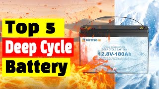 Best Deep Cycle Battery Top 5 Best Deep Cycle Battery In 2024 [upl. by Nnyla342]