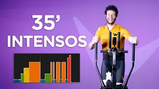 35 minutos intensos 🔥 Entrenamiento rápido de elíptica  Bestcycling [upl. by Dobbins]