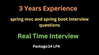 spring boot and spring mvc interview  microservices interview questions for experienced [upl. by Amees]