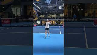 Jannik Sinner training ATP Finals 2024 Torino 🦊👊🏻🎱🇮🇹 [upl. by Post]