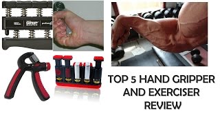 Top 5 Hand Grippers and Exercisers Review [upl. by Anaxor]