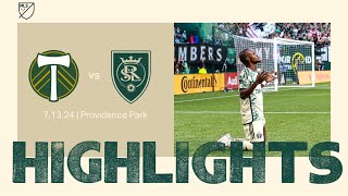 HIGHLIGHTS  Portland Timbers vs Real Salt Lake  July 13 2024 [upl. by Danzig886]