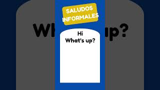 SALUDOS y DESPEDIDAS en INGLES SHort [upl. by Harcourt]