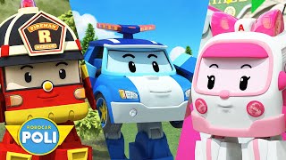 Learn about Safety Tips with POLI AMBER and ROY  Robocar POLI Safety Special  Robocar POLI TV [upl. by Saoj334]