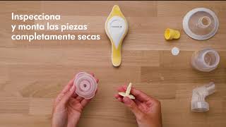 Instrucciones del sacaleches manual Harmony Flex de Medela [upl. by Rofotsirk]