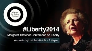 Liberty2014  Introduction by Lord Saatchi amp Sir V S Naipaul [upl. by Eeltrebor964]