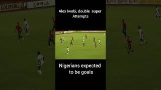 Double super attempts from Alex Iwobi against Libya soccer afcon2025 [upl. by Laks]