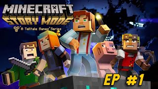 Minecraft Story Mode  Episódio 1 Completo  A Ordem da Pedra Legendado PT BR [upl. by Novaelc490]