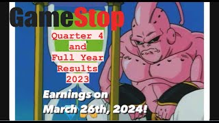 Quarter 4 and Full Year 2023 Earnings Date  GameStop [upl. by Honeywell868]