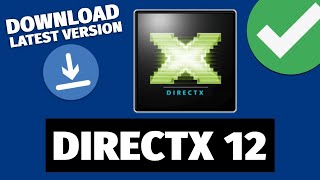 How to Download and Install DirectX LATEST VERSION On Windows 1011 2023  64 amp 32 Bits PC [upl. by Carroll]