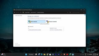 How To Access Windows Credential Manager In Windows 11 2024  Quick Help [upl. by Greenwald]
