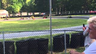 Pomfret speedway king of asphalt series go kart race [upl. by Pasol]